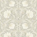 Pimpernel - Monotone | Grays Florals, Botanicals and Tropicals Wallpaper for Bedroom, Powder Room, and Accent Wall