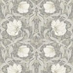 Pimpernel - Greige | Browns and Taupes Florals, Botanicals and Tropicals Wallpaper for Kitchen, Bedroom, and Dining Room