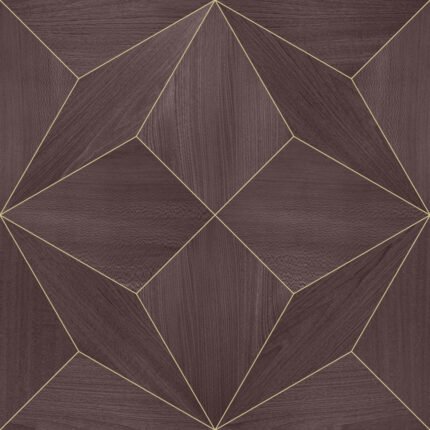 Estrella - Glazed Plum | Purples and Wine Textures Wallpaper for Entryway, Hallway, and Accent Wall