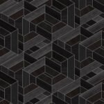 Linnea - Onyx | Blacks Textures Wallpaper for Living Room, Entryway, and Accent Wall