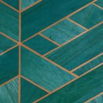 Linnea - Capri Sea | Aquas and Teals Textures Wallpaper for Kitchen, Dining Room, and Nursery
