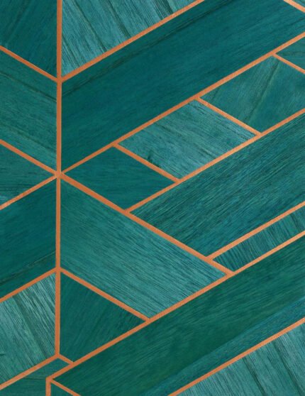 Linnea - Capri Sea | Aquas and Teals Textures Wallpaper for Kitchen, Dining Room, and Nursery