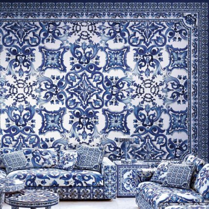 Blu Mediterraneo Mural - Alice