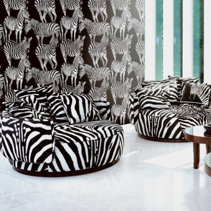 Multi Zebra Mural - Tullio