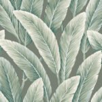 Foliage - Emerald | Greens Trees and Leaves Wallpaper for Accent Wall, Hallway, and Office