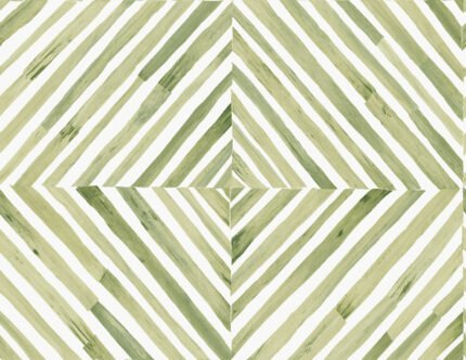 Havana Diamond - Pine | Greens Geometrics Wallpaper for Office, Accent Wall, and Hallway