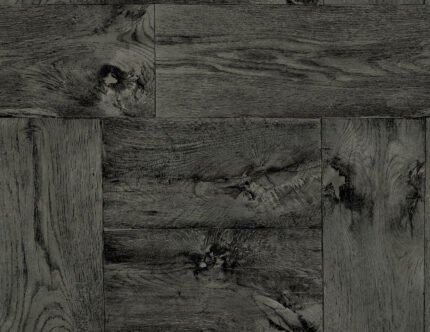 Mogano - Charcoal | Blacks Farmhouse Wallpaper for Accent Wall, Half Bath, and Kitchen