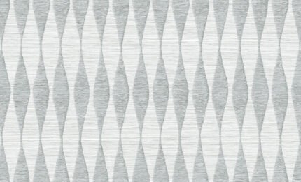 Alfonso Sisal - Sterling | Silvers and Pewters Geometrics Wallpaper for Office, Accent Wall, and Entryway