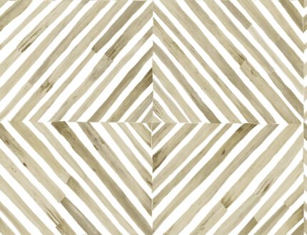 Havana Diamond Sisal - Tan | Warm Neutrals and Beiges Geometrics Wallpaper for Office, Accent Wall, and Living Room