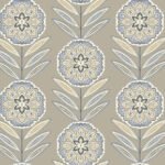 Batsford - Stone | Grays Florals, Botanicals and Tropicals Wallpaper for Powder Room, Bedroom, and Hallway