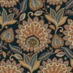 Sheffield - Rust | Browns and Taupes Damasks and Scrolls Wallpaper for Kitchen, Half Bath, and Dining Room