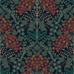 Oxford Fabric - Ruby | Reds Florals, Botanicals and Tropicals Wallpaper for Hallway, Office, and Nursery
