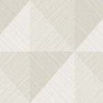 Kerava 27 - Raw Silk | Whites and Off Whites Geometrics Wallpaper for Office, Accent Wall, and Living Room