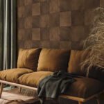 Kemi 27 - Burlap | Browns and Taupes Textures Wallpaper for Dining Room, Nursery, and Bedroom