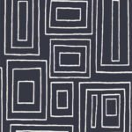 Kitezh - Aquamarine | Blues Geometrics Wallpaper for Office, Accent Wall, and Dining Room