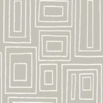 Kitezh - Cream | Warm Neutrals and Beiges Geometrics Wallpaper for Office, Accent Wall, and Dining Room