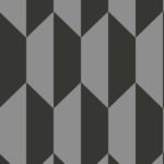 Lemuria - Montain Ash | Blacks Geometrics Wallpaper for Office, Accent Wall, and Dining Room