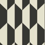 Lemuria - Jet | Blacks Geometrics Wallpaper for Office, Accent Wall, and Kitchen