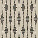 Dorado - Zebra | Blacks Geometrics Wallpaper for Office, Accent Wall, and Entryway