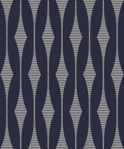 Dorado - Seaside | Navys Geometrics Wallpaper for Office, Accent Wall, and Powder Room