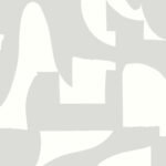 Shangri - Mist | Grays Geometrics Wallpaper for Office, Accent Wall, and Bedroom