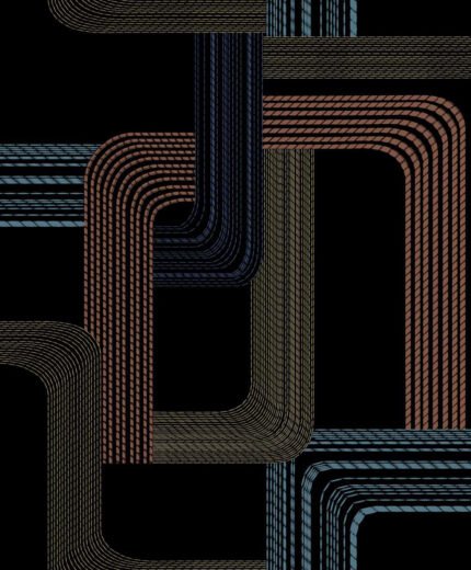 Pompeii - Roby | Multicolors Geometrics Wallpaper for Office, Accent Wall, and Bedroom