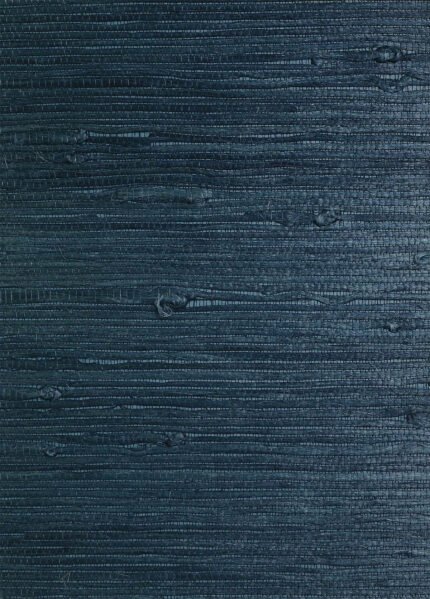 Lillian August Grasscloth - Marine Blue | Navys Textures Wallpaper for Entryway, Kitchen, and Living Room