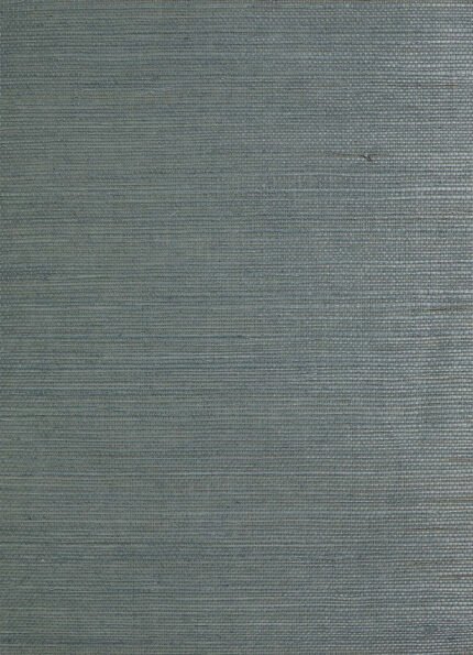 Lillian August Sisal - Smoky Aqua | Grays Textures Wallpaper for Living Room, Half Bath, and Hallway