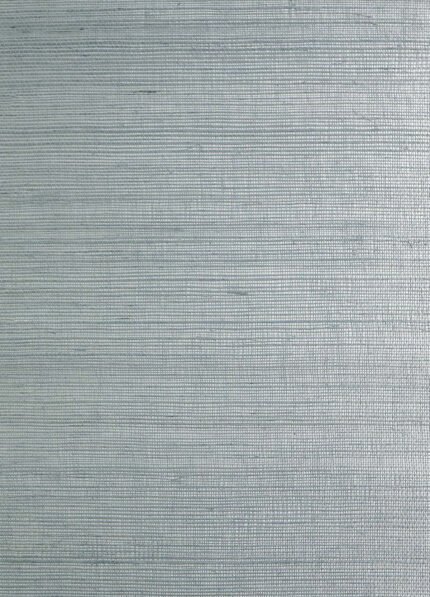 Lillian August Sisal - Aquamarine | Silvers and Pewters Textures Wallpaper for Office, Entryway, and Bedroom