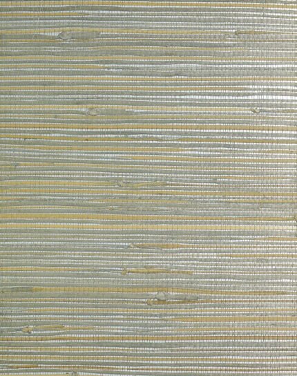 Lillian August Grasscloth - Green Stone | Silvers and Pewters Textures Wallpaper for Hallway, Office, and Living Room