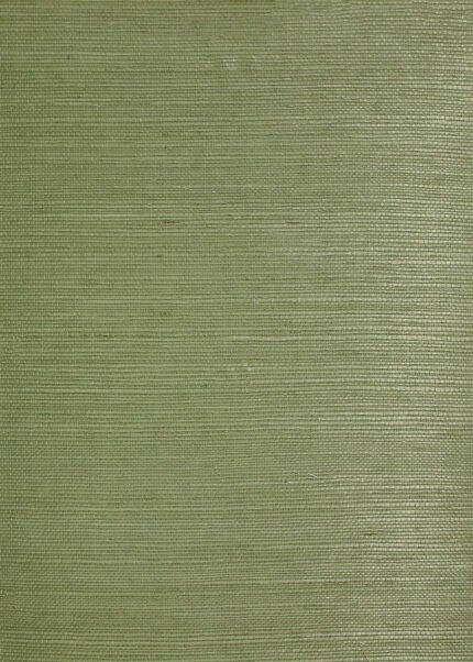 Lillian August Sisal - Leaf | Greens Textures Wallpaper for Entryway, Living Room, and Dining Room