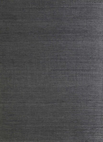 Lillian August Sisal - Charcoal | Blacks Textures Wallpaper for Living Room, Entryway, and Accent Wall