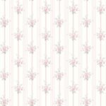 Luce - Rosette | Pinks Plaids, Checks and Stripes Wallpaper for Powder Room, Kitchen, and Office