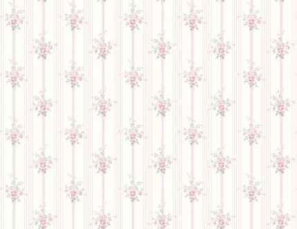 Luce - Rosette | Pinks Plaids, Checks and Stripes Wallpaper for Powder Room, Kitchen, and Office