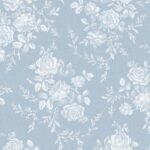 Seraphina - Blue Ice | Blues Florals, Botanicals and Tropicals Wallpaper for Entryway, Dining Room, and Living Room