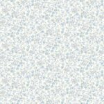 Madeline - Porcelain Glaze | Blues Small Prints Wallpaper for Living Room, Powder Room, and Office