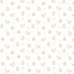 Annette - Rose | Pinks Small Prints Wallpaper for Nursery, Half Bath, and Entryway