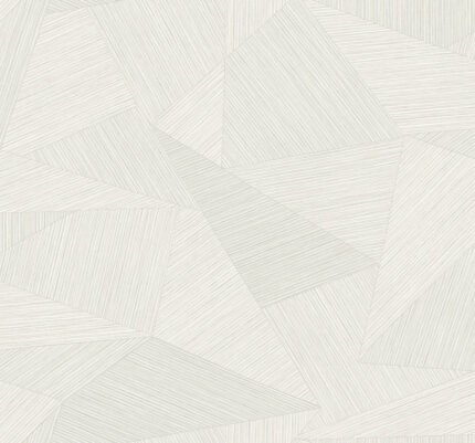 Sharkey - Almond Wisp | Whites and Off Whites Geometrics Wallpaper for Office, Accent Wall, and Powder Room