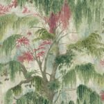 Spanish Moss - Captin | Multicolors Trees and Leaves Wallpaper for Bedroom, Kitchen, and Entryway
