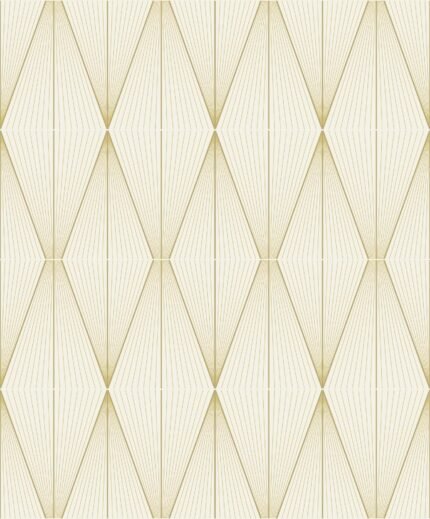 Maris - Oro | Golds Geometrics Wallpaper for Office, Accent Wall, and Half Bath