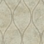Marbled Gravel Ogee 27 - Sea Green | Metallics Geometrics Wallpaper for Office, Accent Wall, and Powder Room