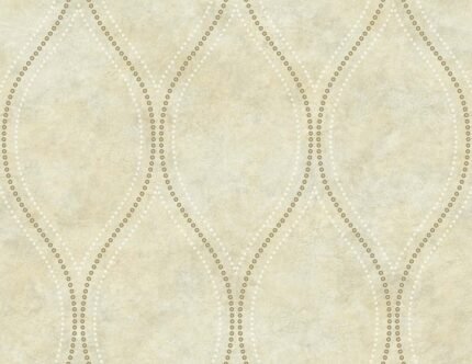Marbled Gravel Ogee 27 - Desert Ledge | Metallics Geometrics Wallpaper for Office, Accent Wall, and Hallway