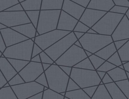 Crossroads 27 - Cinder Shine | Blues Geometrics Wallpaper for Office, Accent Wall, and Living Room