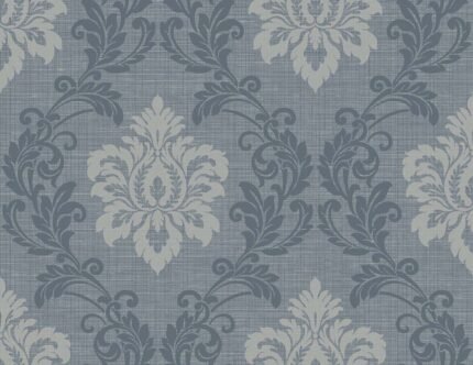 Silk Damask 27 - Daydream | Blues Damasks and Scrolls Wallpaper for Nursery, Accent Wall, and Powder Room