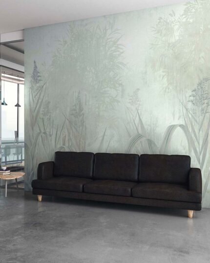 Marsh | Cool Neutrals Florals, Botanicals and Tropicals Wallpaper for Entryway, Office, and Kitchen