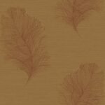 Galloway - Rust and Crimson | Coppers and Bronzes Trees and Leaves Wallpaper for Entryway, Half Bath, and Kitchen