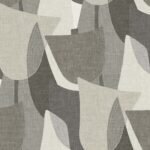 Mosley Tulips - Pebble | Grays Abstracts Wallpaper for Entryway, Hallway, and Nursery