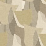 Mosley Tulips - Dune | Warm Neutrals and Beiges Abstracts Wallpaper for Kitchen, Accent Wall, and Hallway