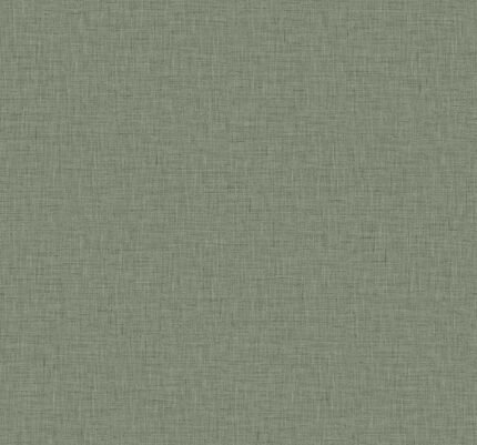 Stretford Linen - Leaf | Greens Textures Wallpaper for Dining Room, Nursery, and Powder Room