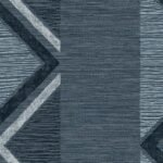 Beswick Chevron - Derya | Blues Plaids, Checks and Stripes Wallpaper for Nursery, Accent Wall, and Half Bath